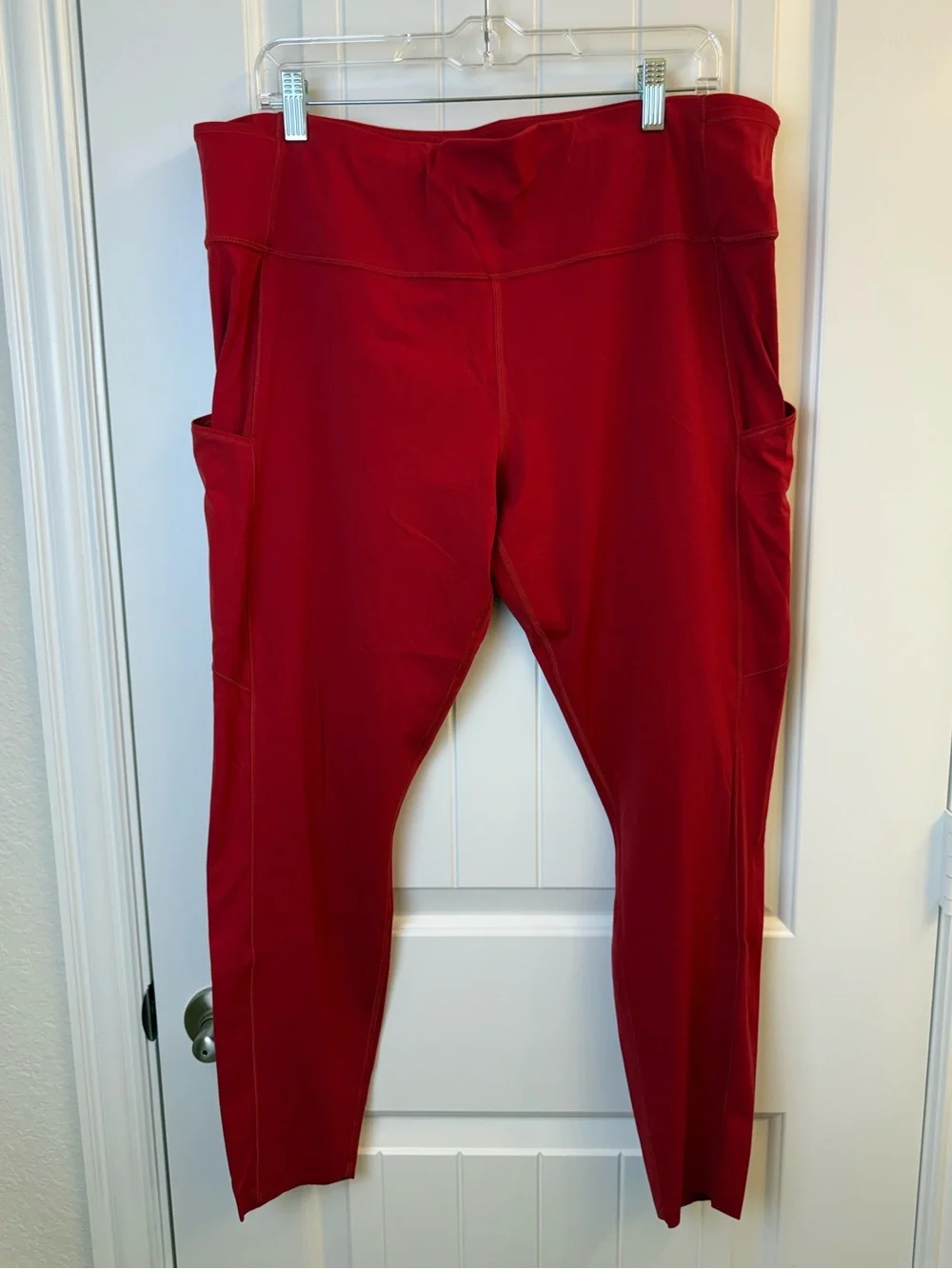 lululemon athletica Red High-Rise Fast and Free legging sz 18